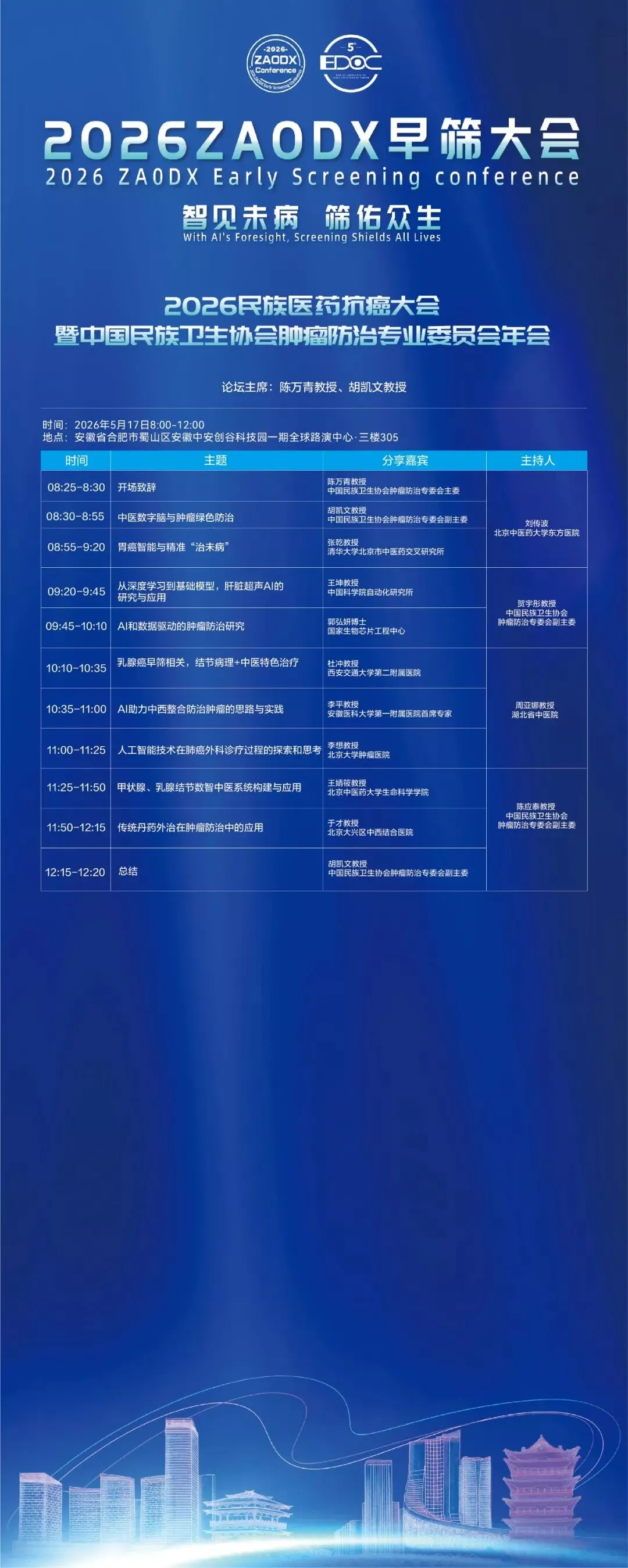 诺奖领衔,大咖云集!2026 ZAODX早筛大会日程正式发布-肽度TIMEDOO