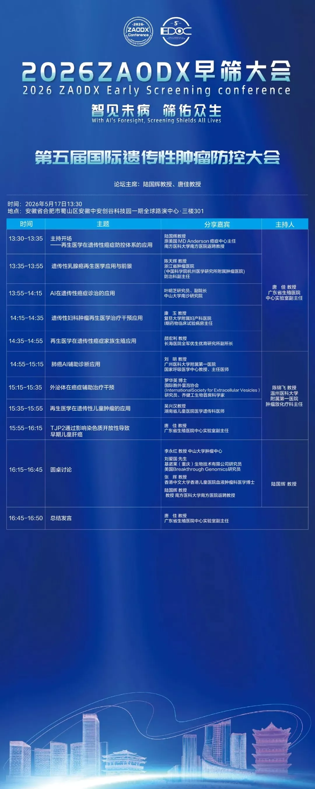 诺奖领衔,大咖云集!2026 ZAODX早筛大会日程正式发布-肽度TIMEDOO