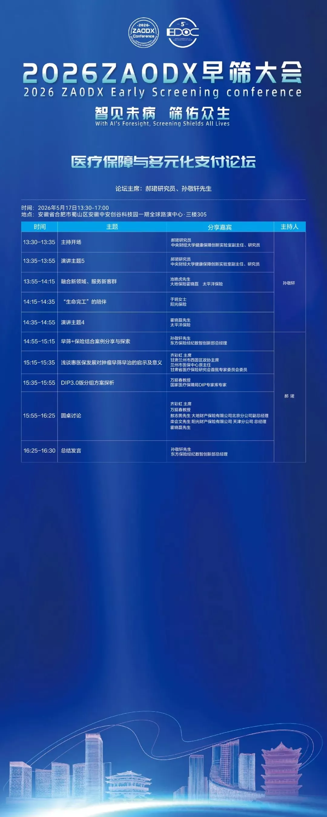 诺奖领衔,大咖云集!2026 ZAODX早筛大会日程正式发布-肽度TIMEDOO